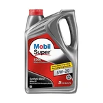 2X Mobil Super 5000 Mile 5W-20 Motor Oil Full Synthetic New Sealed 5QT. Fixed Price $75.17.
