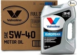 Valvoline European Vehicle Full Synthetic Sae 5W-40 Motor Oil Qt, Case Of 3. Fixed Price $99.99.