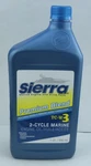 Sierra 18-9500-2 Blue Premium Oil TC-W3 Cycle Quart. Fixed Price $19.88.