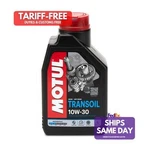 Motul Usa MTL105894, One Transoil 10W30 Liter Wet Clutch Petroleum Performance. Fixed Price $31.97.