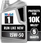 Mobil Advanced Full Synthetic Motor Oil 15W-50, Quart. Fixed Price $35.75.