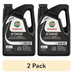 (2 Pack) Castrol Edge 0W-20 Full Synthetic Motor Oil, Superior Wear Protection,. Fixed Price $46.94.