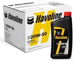 Chevron Havoline 20W-50 Conventional Motor Oil, Case Of 12 Quart Bottles. Fixed Price $71.05.