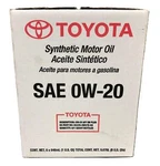 Genuine Toyota Engine/motor Oil 0W-20 Quarts (case Of 6) 00279-0WQTE. Fixed Price $65.81.