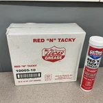 Lucas Oil Products 10005-10 Red 'n' Tacky Grease Pk Of 14 Oz. Cartridges. New. Fixed Price $33.45.