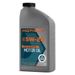 Motivity Full Synthetic Sae 5W-20 Motor Oil 6 Pack Of 1 Quart Bottles. Fixed Price $49.99.
