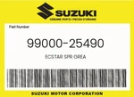 Suzuki Genuine Ecstar Spr Grea 99000-25490. Fixed Price $20.38.