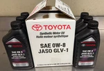 Toyota/lexus Sae 0W-8 Jaso GLV-1 Synthetic Case Of 6 Quarts 00279-08QTE-01. Fixed Price $115.00.