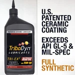 Tribodyn TRI-EX2 75W-90 Full Synthetic Gear Oil W/ Ceramic Coating Api GL-5 Mt. Fixed Price $259.99.