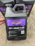 Wynn's Heavy Duty Dot Brake Fluid - 64OZ.. Fixed Price $30.00.