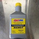 Amsoil Saber Professional Synthetic 2-STROKE 1 Quart Cycle Mix. Fixed Price $44.99.