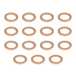 Ferianl 15PCS Oil Drain Plug Gasket, 14MM Copper Washer Gold. Fixed Price $12.74.