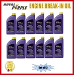 Royal Purple Synthetic 10W-30 Engine Break-in Oil 1-QT. Bottle Set Of 12 06487. Fixed Price $125.50.