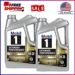Mobil 1 Extended Performance Full Synthetic Motor Oil 5W-20, Quart. Fixed Price $52.50.