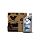 Valvoline 4-STROKE Motorcycle Full Synthetic Sae 10W-40 Qt, Case Of 6, Gold. Fixed Price $85.77.