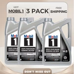 3 Pack Mobil 1 5W-20 Full Synthetic Engine Oil Quart New Free Shipping. Fixed Price $82.91.