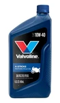 Valvoline 4-STROKE Motorcycle 10W-40 Oil Quart Qt, Gold. Fixed Price $12.99.