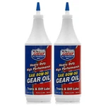 Lucas Oil 10043 Sae 80W-90 Heavy Duty Gear Trans Diff Lube Quart 2 Pack. Fixed Price $36.95.