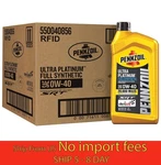 Pennzoil Ultra Platinum 0W-40 Full Synthetic 1QT 6 PACK...(A19.5). Fixed Price $60.99.