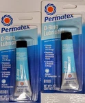 2-1 Oz. Tubes Permatex 81101 Lubricant Lubricates&extends Life Of O-rings. Fixed Price $18.00.