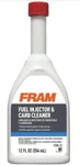 Fram Fuel Injector & Carburetor Cleaner Optimal Engine Performance 12 Pack. Fixed Price $39.99.