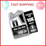 Mobil Advanced Full Synthetic Motor Oil 10W-30, 5 Quart. Fixed Price $53.16.