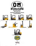 Om Pimespo-forklift-workshop Manual-spare Parts List-operating & Maintenance. Fixed Price $39.00.