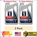 Pack Mobil 1 High Mileage Full Synthetic Motor Oil 5W-20, Quart. Fixed Price $46.99.
