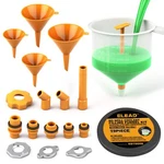 Elead No-spill Coolant Funnel Kit 19-PIECE Radiator Yellow And Transparent. Fixed Price $24.08.