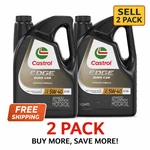 Pack Of 2-CASTROL Edge Euro 5W-40 A3/B4 Motor Oil, Quarts. Fixed Price $54.96.