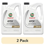 Pack Castrol Gtx 20W-50 Conventional Motor Oil, Quarts. Fixed Price $41.29.