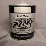 14 Oz. Tin Can Of Lubriplate Part No. 02701 Super Lubrication Grease Man Cave. Fixed Price $18.89.