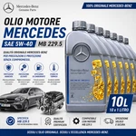 Mercedes-benz Engine Oil 5W-40 Mb 229.5 Original 10 Synthetic. Fixed Price $147.16.