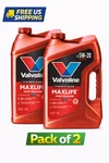 Pack Of 2-VALVOLINE Maxlife High Mileage 5W-20 Synthetic Blend Motor Oil Quart. Fixed Price $39.94.