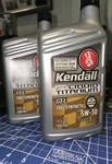 Lot Of (2) 5W-30, GT-1 Full Synthetic Kendall Liquid Titanium Protection, Usa. Fixed Price $11.80.
