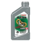 Castrol Actevo 4T Semi-synthetic Oil 10W40 Motorcycle Quart 15D7D2. Fixed Price $13.99.