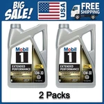 2 Packs Mobil Extended Performance Full Synthetic Motor Oil 10W-30, 5 Quart. Fixed Price $50.24.
