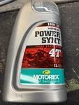 Motorex Power Synthetic 4T Full 10W50 Oil 198414 LUB12. Fixed Price $19.55.