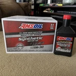 Amsoil 5W-30 Signature Series Synthetic Motor (1 Case, 12 Quarts). Fixed Price $329.95.