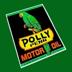 Polly Penn Motor Oil Vintage Jug Pourer Vinyl Sticker Classic Tin Drum Can Pump. Fixed Price $5.35.