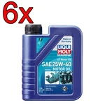 Case Of 6 Liqui Moly Marine 4T Sae 25W-40 Engine Motor Oil 1L. Fixed Price $91.88.