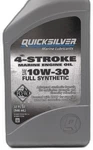 Quicksilver 8M0175781 Full Synthetic 10W-30 4-STROKE Marine Engine Oil 32 Fl. Fixed Price $23.99.