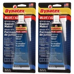 Dynatex Blue Rtv Gasket Maker 3OZ Tube Sensor Safe, Gear Oil RESISTANT(2-PACK). Fixed Price $19.96.