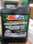 Gallon, Amsoil Signature Series 0W-20 100% Synthetic Motor 9086. Fixed Price $79.99.