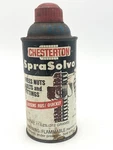 Vintage 1960S Chesterton Sprasolvo Penetrating Oil Steel Litho Can Near Full. Fixed Price $16.00.