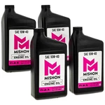Mishon Engine Oil 10W-40 Full Synthetic Atv Utv Motorcycle (4 Quarts). Fixed Price $66.95.