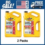 Pennzoil Platinum High Mileage Full Synthetic 5W-20 Motor Oil, Quart. Fixed Price $40.90.