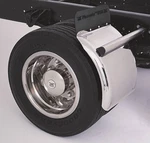 Stainless Steel Truck, Rollback, Carrier Quarter Fenders - 20" To 24.5" Wheels. Fixed Price $651.55.