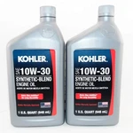 Kohler Engine 10W30 Oil 2 Pack Quart. Fixed Price $46.99.