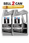Pack Of 2-MOBIL 1 Fs European Car Formula Full Synthetic Motor Oil 5W-40,5 Quart. Fixed Price $49.94.